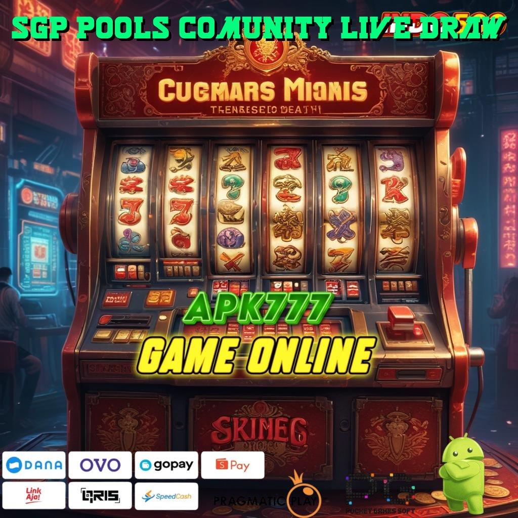 SGP POOLS COMUNITY LIVE DRAW 🔎 Hadiah Member Jago Singkat Fresh