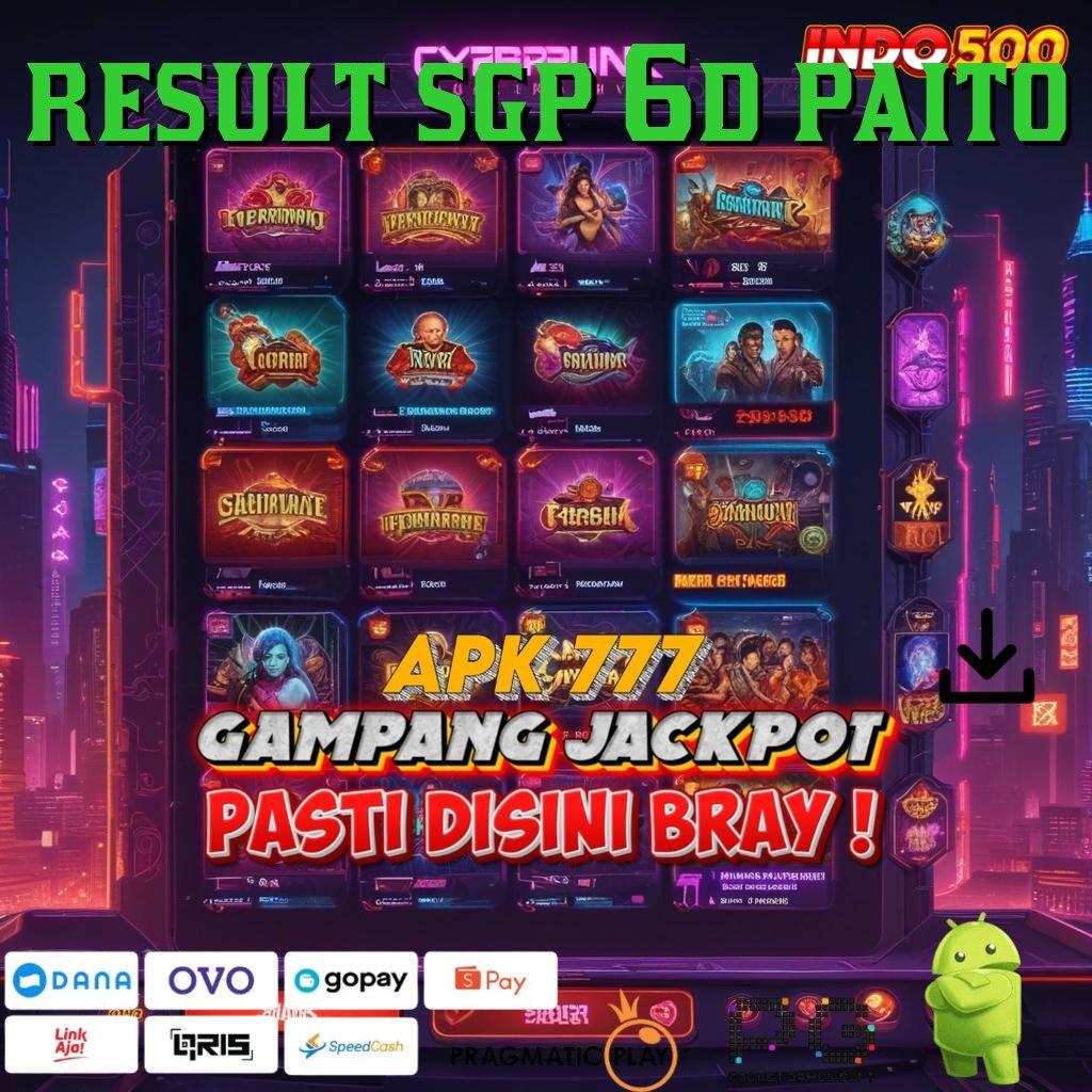 RESULT SGP 6D PAITO Portal Hiburan Paling Lengkap Cepat