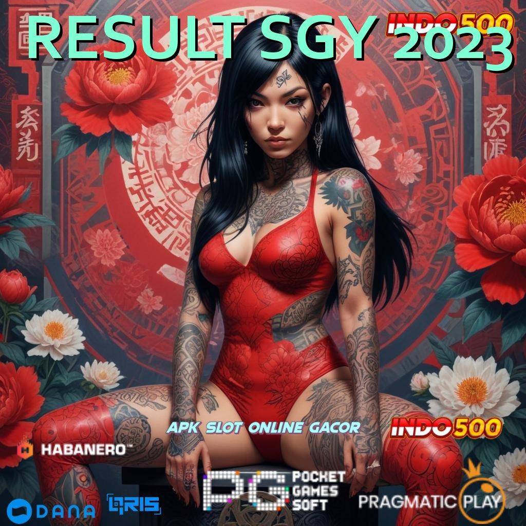 RESULT SGY 2023 | pelopor pertama