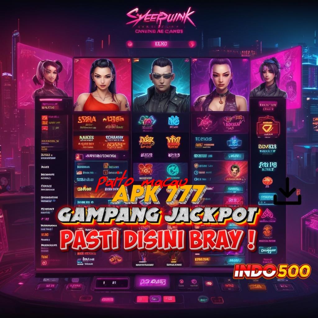 PAITO MACAU 🧡 pola adaptif auto cuan mudah maxwin