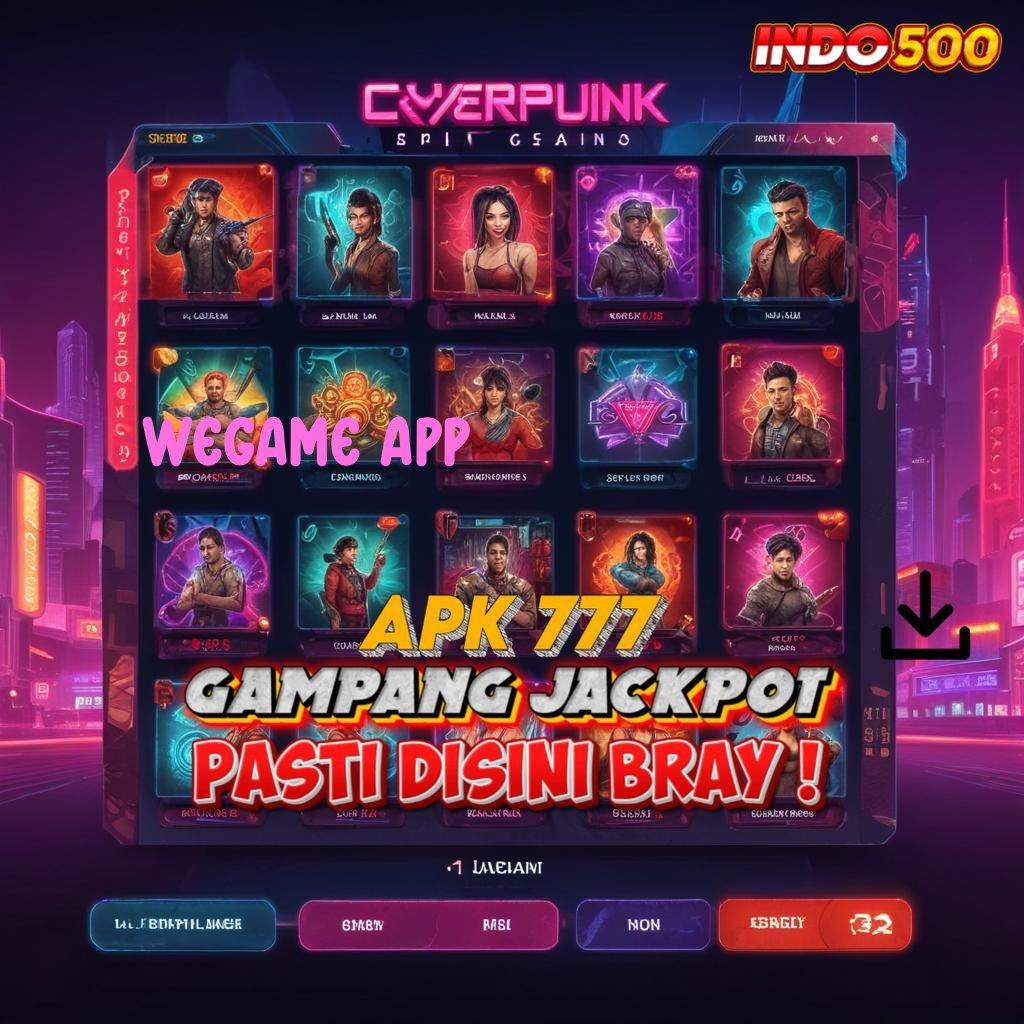 WEGAME APP tenda keberuntungan gabung langsung wd cepat