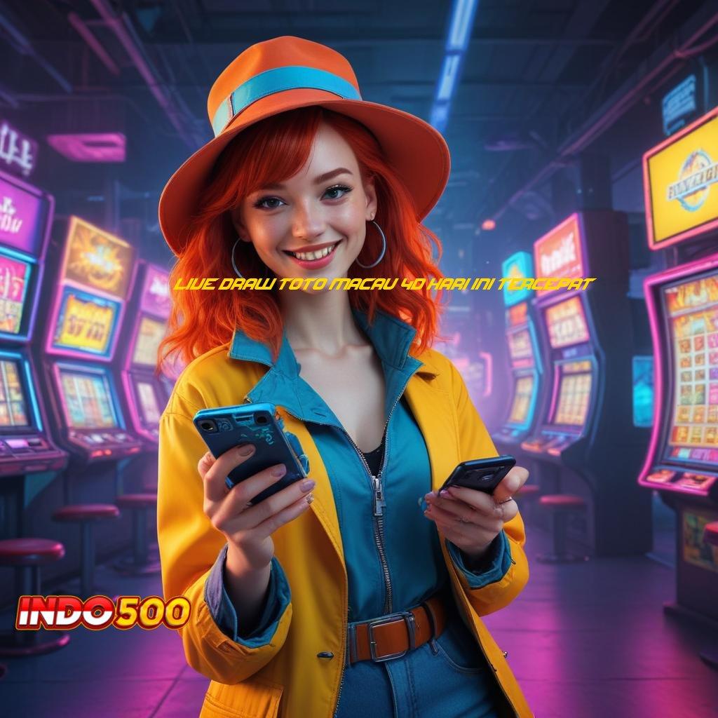 LIVE DRAW TOTO MACAU 4D HARI INI TERCEPAT 🥇 Akses Gampang ke Slot Gacor dengan Bonus Terbaik